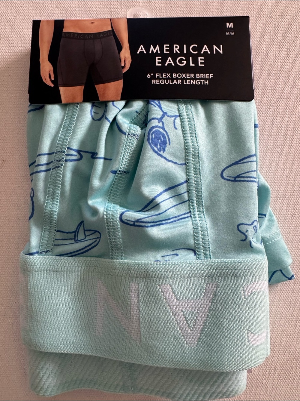 Snoopy Boxer Briefs Mens Medium American Eagle Flex